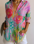 Astra | Colorful Pattern Blouse