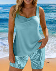 Diana | Swim Shorts Two Piece Body Covering Printed Boxer