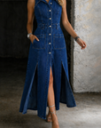 Camille | Open Front Vest Dress