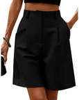 Yvonne - Elegant pleated shorts