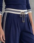 Eirlys | Fitted Long Sleeve Top Wide Leg Pants Set