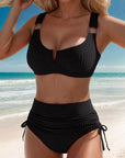 Two-Piece High-Waisted Swimsuit
