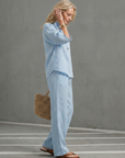 Amity | Button Front Relaxed Tunic Trouser Set