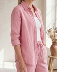 Noor | Long Sleeve Shirt Tapered Pants Set