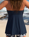 Bella | Ruffled Halter Tankini Swim Set