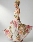 Amiel | Light Floral Maxi Dress