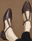 Leather Mary Janes