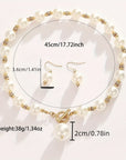 Chunky Pearl Necklace Set
