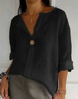 Zamma | Relaxed V-Neck Top