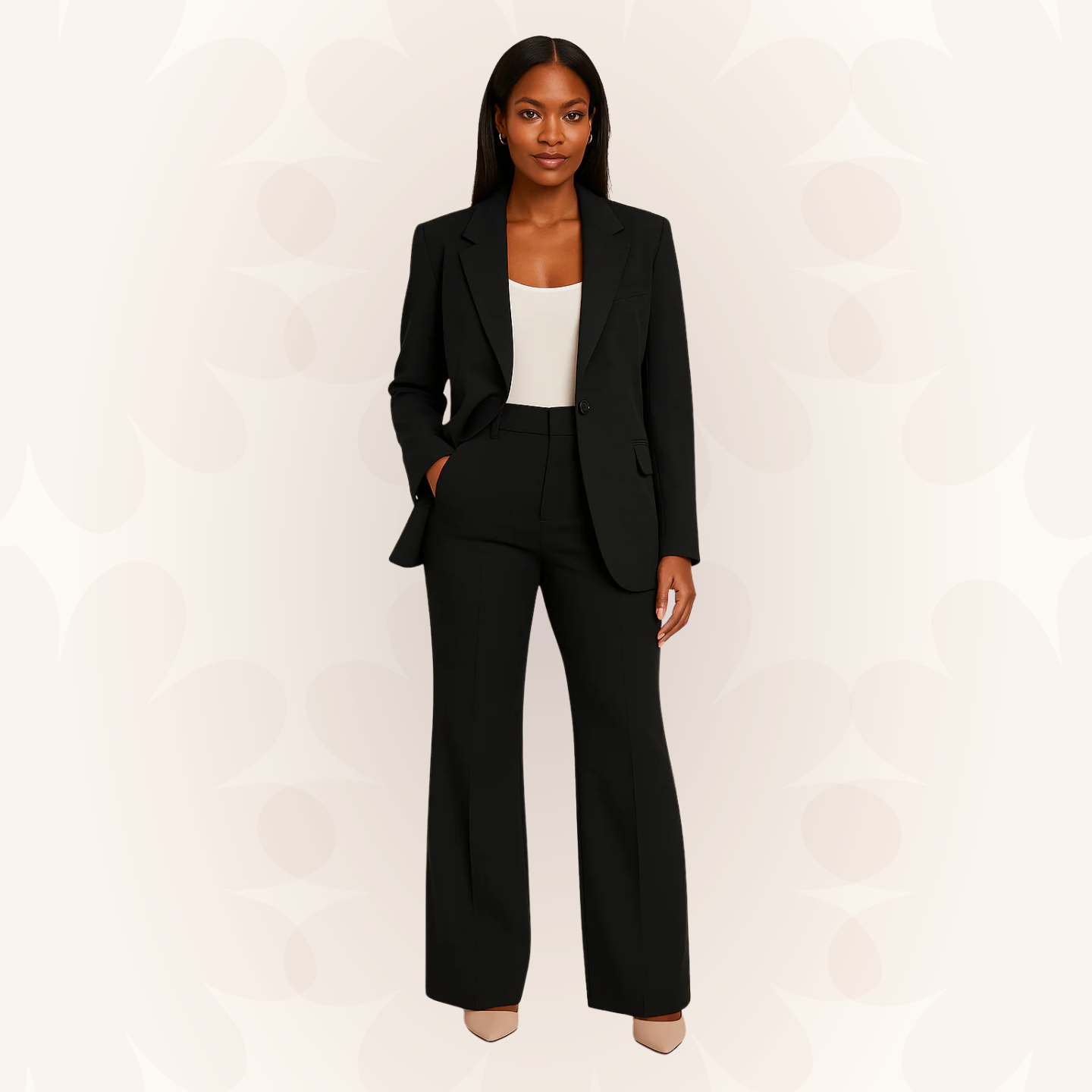 Samantha | Women’s Tailored Fit Pants Suit Set