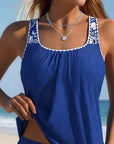 Marie | Printed Tankini Top and Shorts Two-Piece