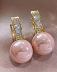 Rose Pearl Earrings