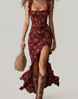 Caroline | Boho Retro Maxi Dress