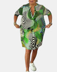 Jessica™ | Colorful V-neck Dress