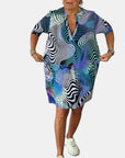 Jessica™ | Colorful V-neck Dress