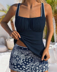 Tessa | Stylish Ruched Tankini Swim Set