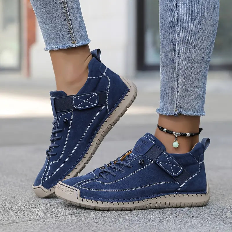 Gisela - Comfortable orthopedic shoes with leather effect