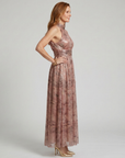 Imogen | Textured Finish Sleeveless Midi Dress
