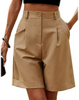 Yvonne - Elegant pleated shorts