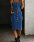 Indira | Button-Up Denim Dress