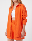 Philomena | Cropped Camisole And Wide Leg Pants Set
