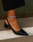 Olga - Elegant Square Heeled Shoes