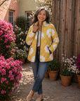 Sable | Charming Daisy Pattern Jacket