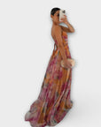 Annai Maxi Dress in Knit - Elegant and Shaping