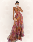 Hazel | Women Elegant Pleated Maxi Dress
