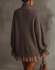 Nina | Ruffled Knit Dress