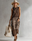 Amelia™ | Leopard Knit Midi Dress
