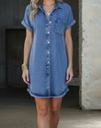 Kaelia | Denim Shirt Dress