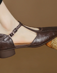 Leather Mary Janes