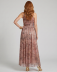 Imogen | Textured Finish Sleeveless Midi Dress
