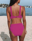 Hilde - Solid High-Cut Swimsuit