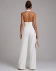 Nymera | Halter Neck Wide Leg Sleeveless Jumpsuit