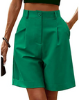 Yvonne - Elegant pleated shorts