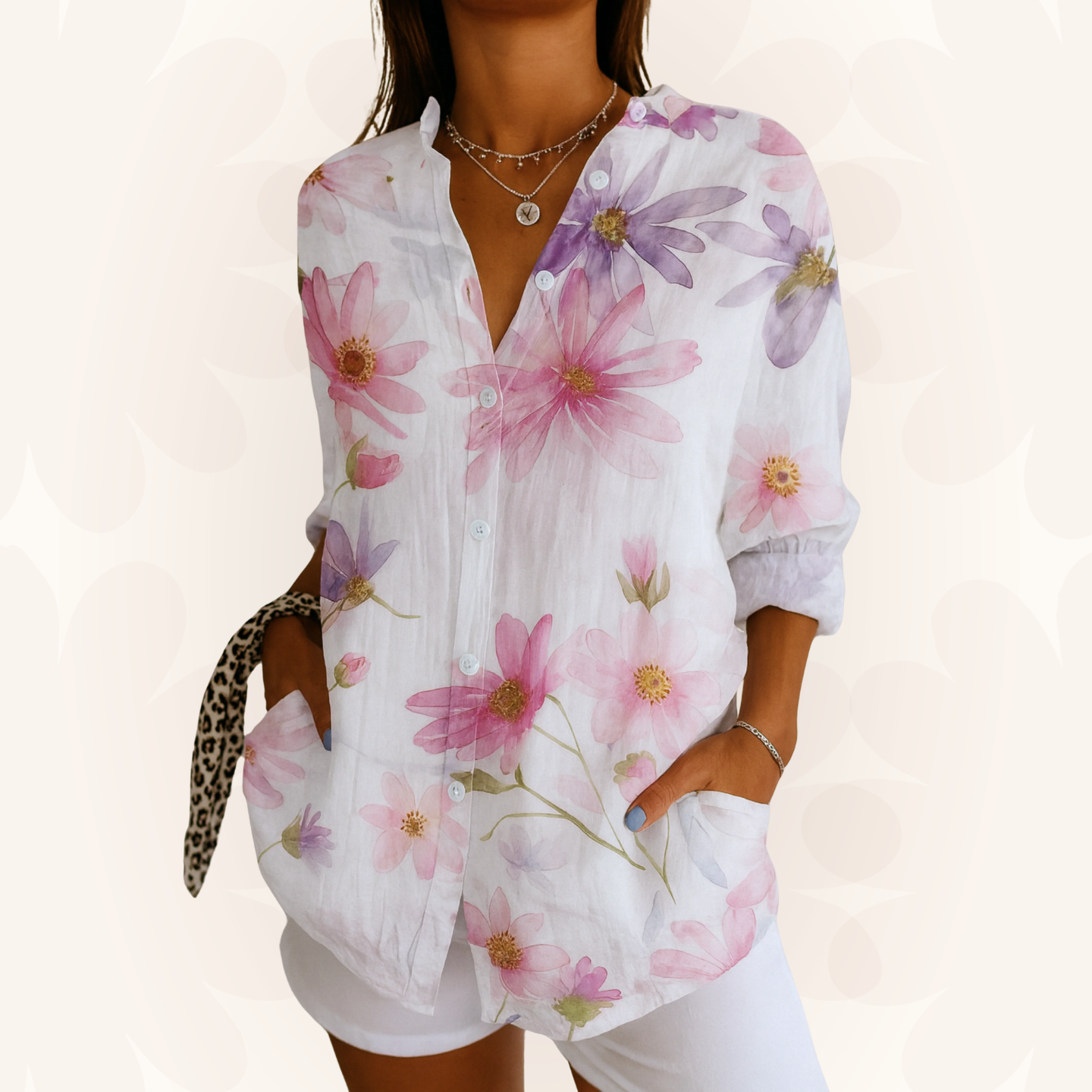 Delaney | Colorful Pattern Blouse