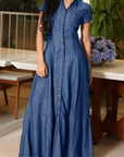 Mandy | Long Denim Dress