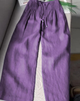 Hadley | Wide Pants in Cotton and Linen Blend