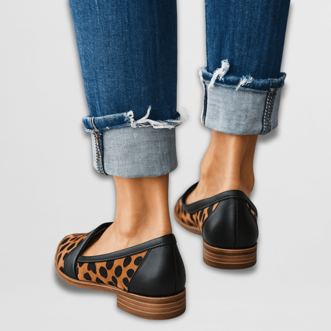 Emily | Women Spring Leopard Pattern Loafers