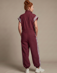 Lark | Zip Front Stripe Panel Jumpsuit