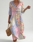 Lysiane™ — Flowing Floral Dress with Summer Charm