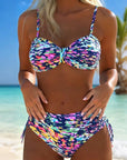 Audrey | Bikini Strap Abstract Pattern Printed