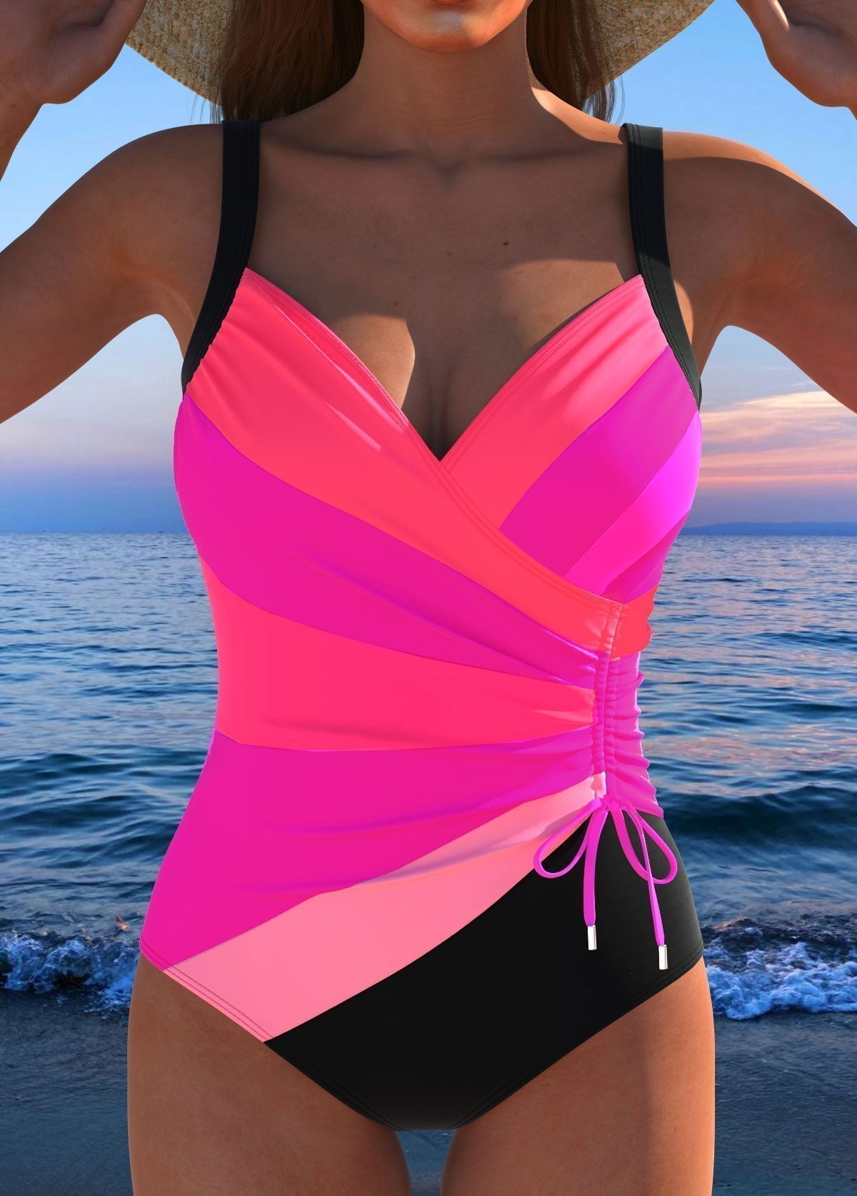 Éloria – Elegant swimwear with colorful print