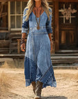 Evelyn | Vintage-Inspired Long Sleeve Casual Dress