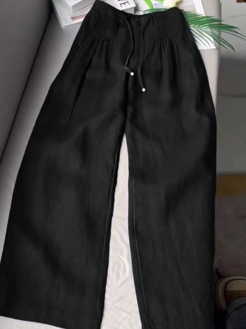 Hadley | Wide Pants in Cotton and Linen Blend