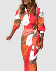 Reese - Elegant Striped Dress