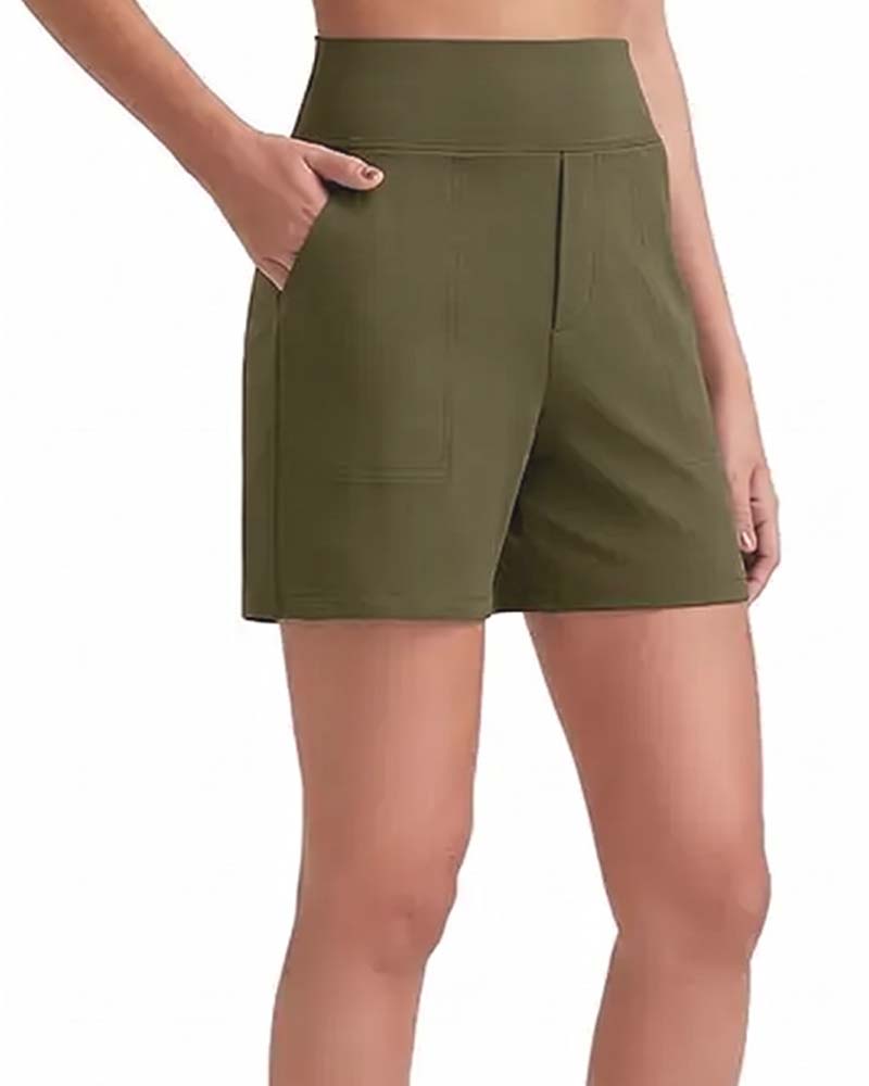 Rachel | High Waist Comfortable Shorts