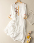 Taylor | Women Embroidered Ethnic Midi Dress